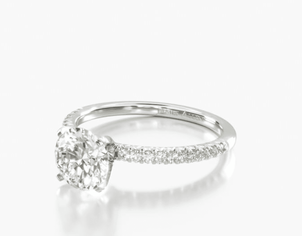 Beautiful engagement ring.