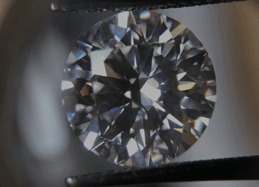 A perfectly symmetrical diamond