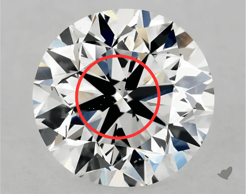 A bad VS2 diamond flaw.