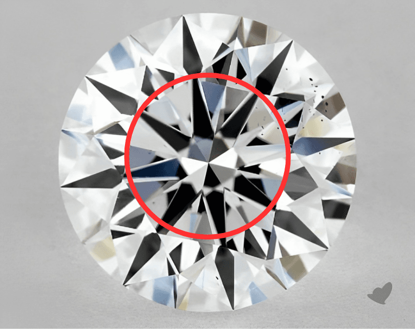 A bad VS2 diamond flaw.