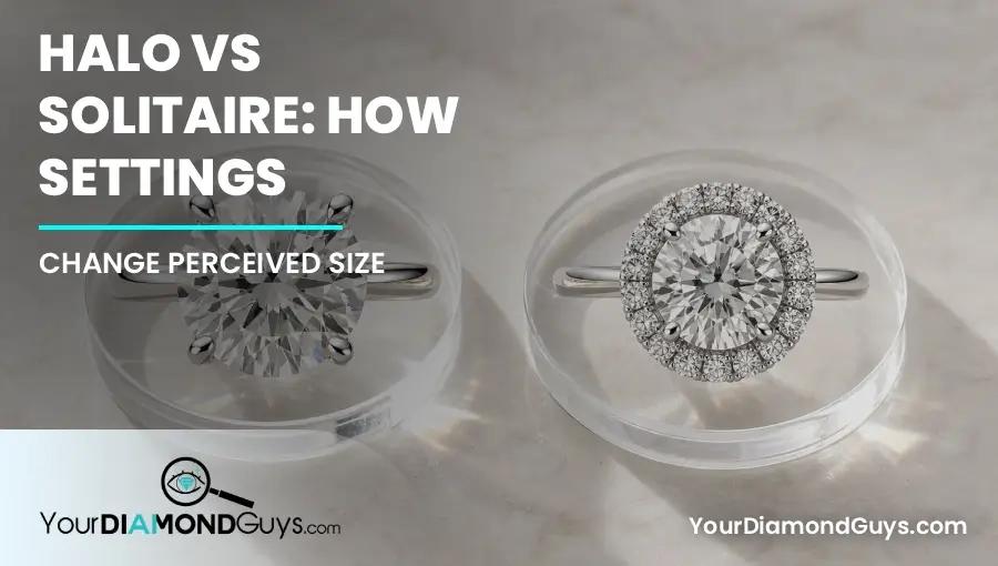 Halo vs Solitaire: How Settings Change Perceived Size