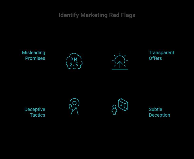 red flags in upgrade marketing visual selection