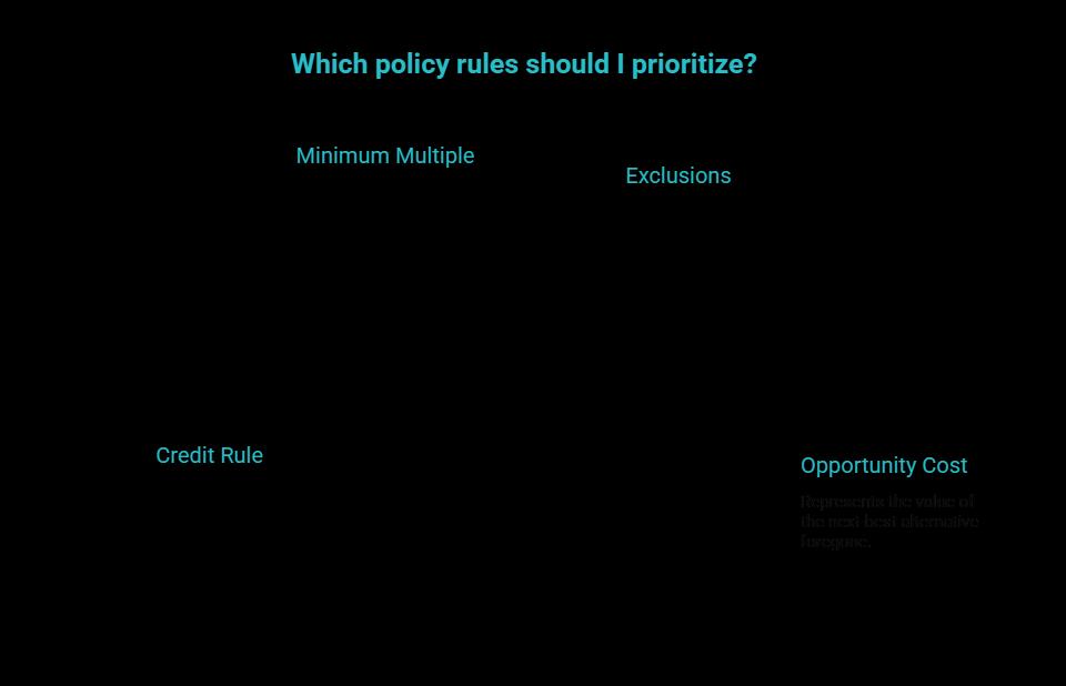 the four rules that decide the value visual selection