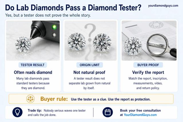 Lab diamond tester verification