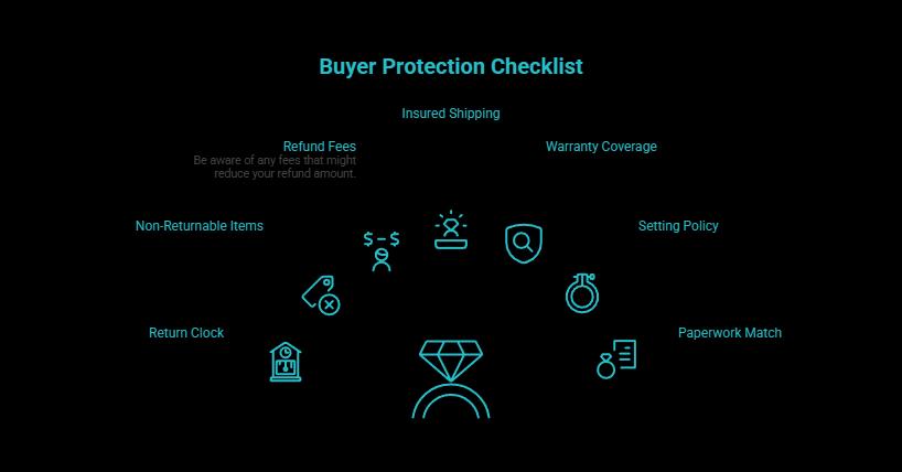 The 7-point buyer protection checklist visual selection guide