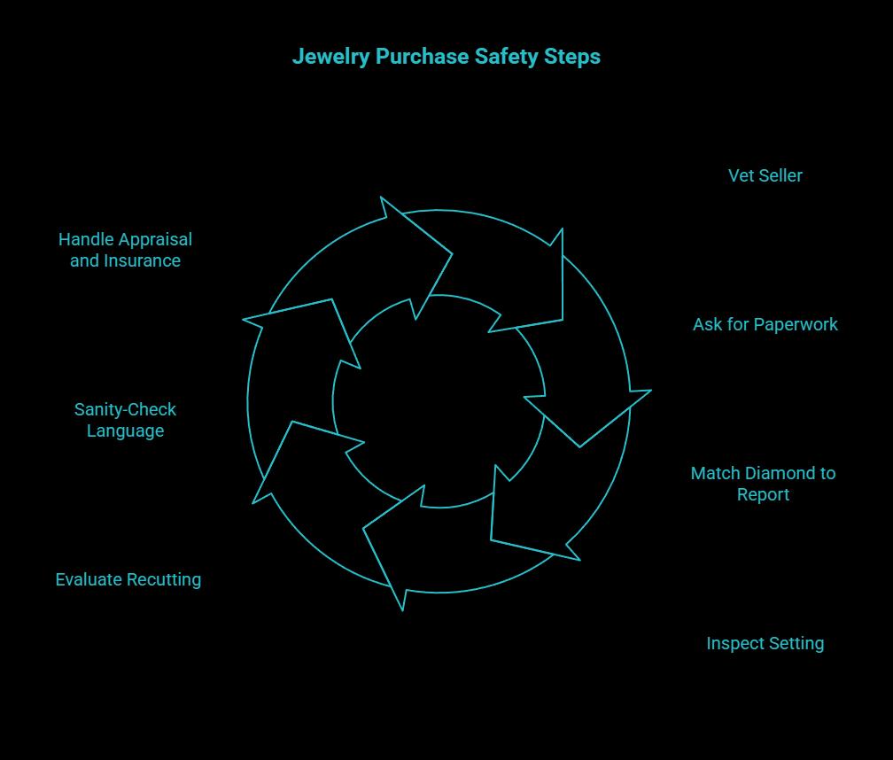 how to buy safely in 7 steps visual selection