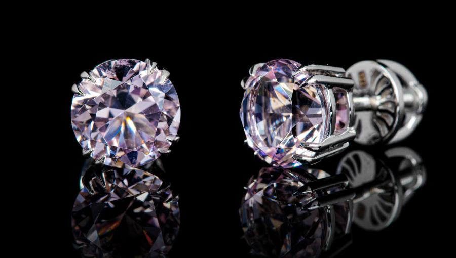 natural diamonds for stud earrings