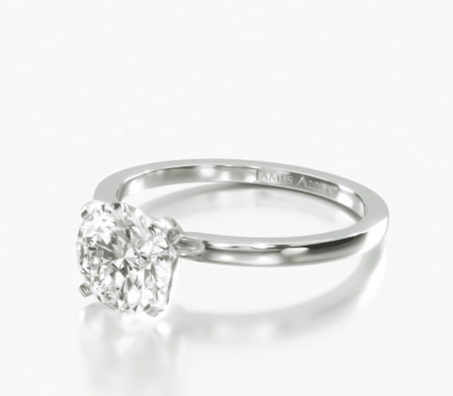 Solitaire engagement ring