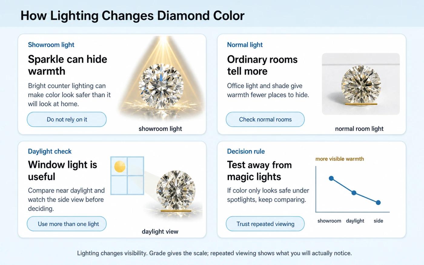 diamond lighting comparison guide