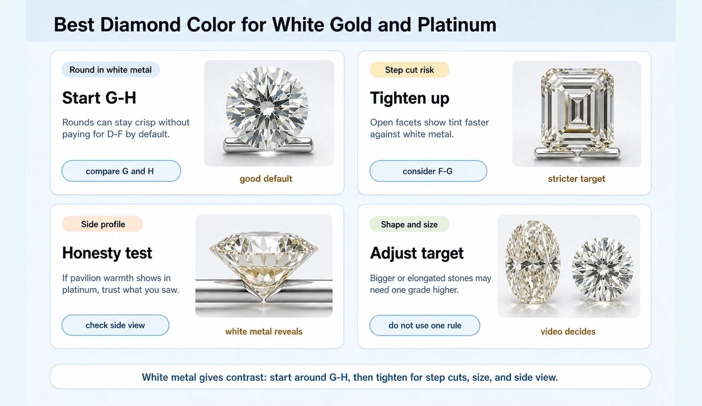 White Gold And Platinum