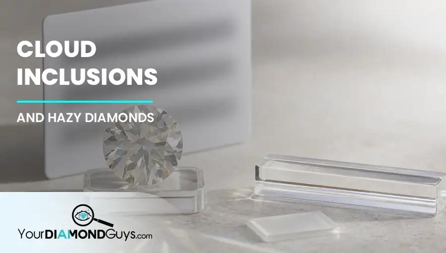 Hazy diamond in a transparency check with a blurred witness card and acrylic light slit