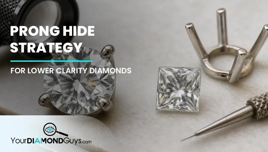 Prong Hide Strategy for Lower Clarity Diamonds