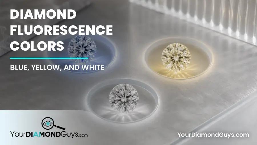 Fluorescence Colors: Blue, Yellow, And White