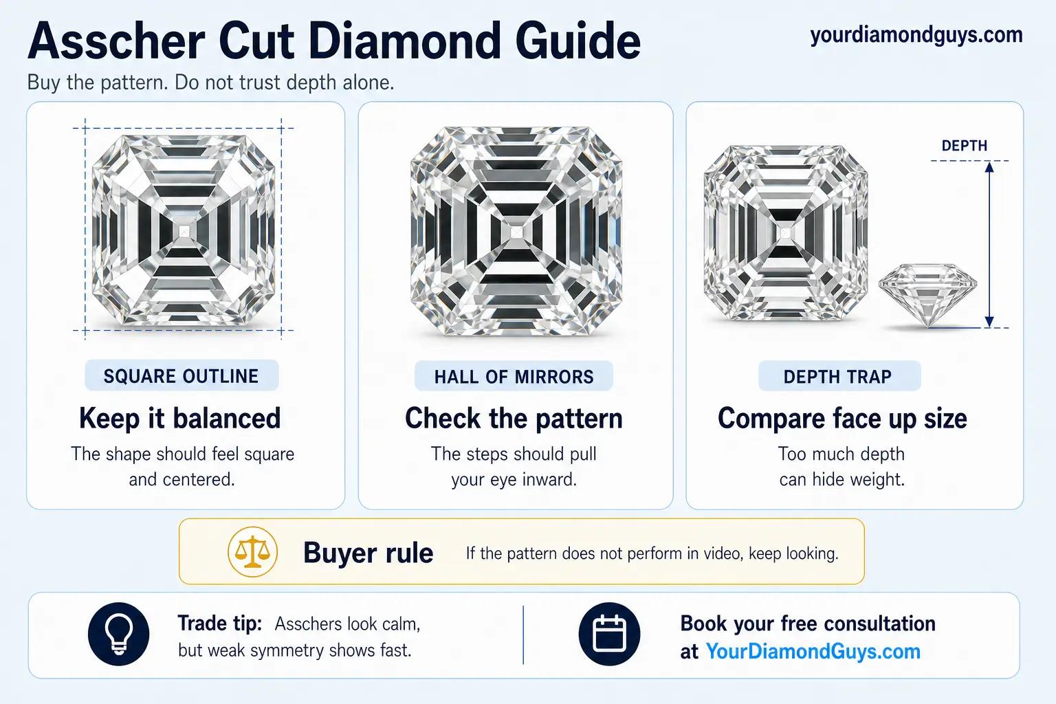 Asscher Cut Diamond Guide