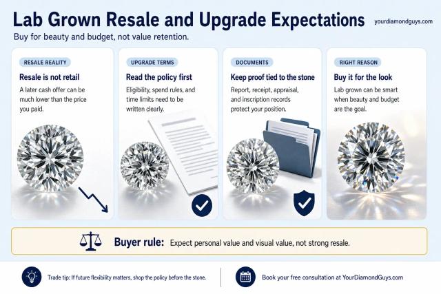 Lab grown diamond price and resale review