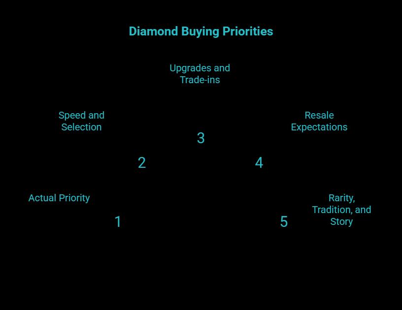 start with your actual priority visual selection