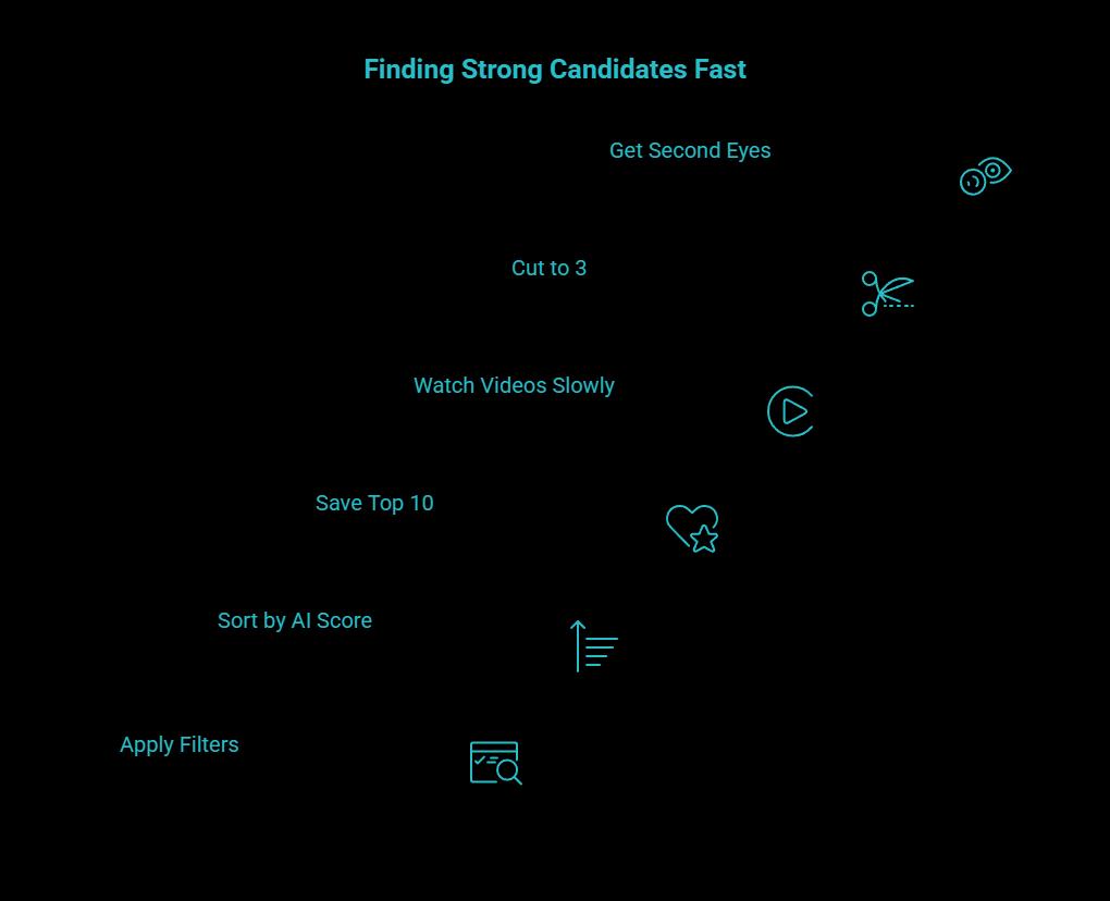 then sort by AI Score visual selection