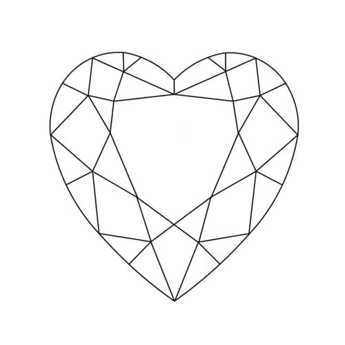 A Heart shaped diamond.