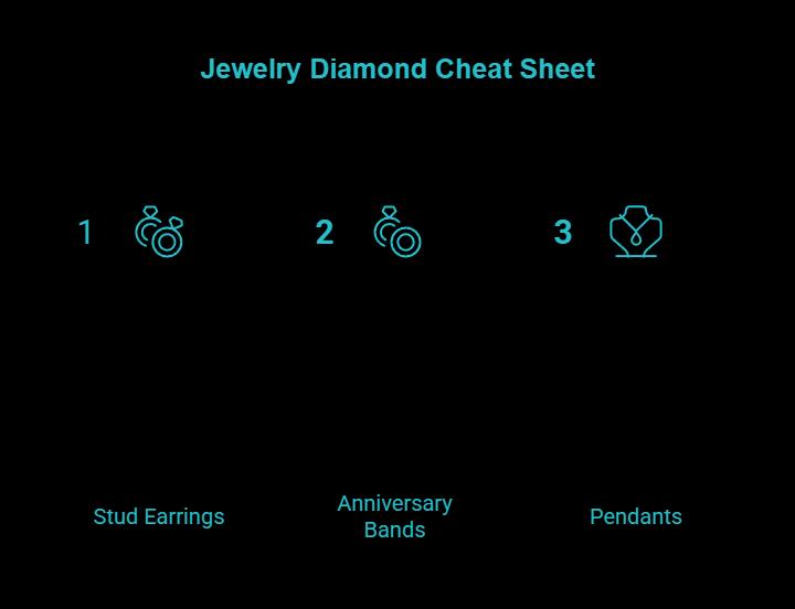money stops here cheat sheet by jewelry type visual selection