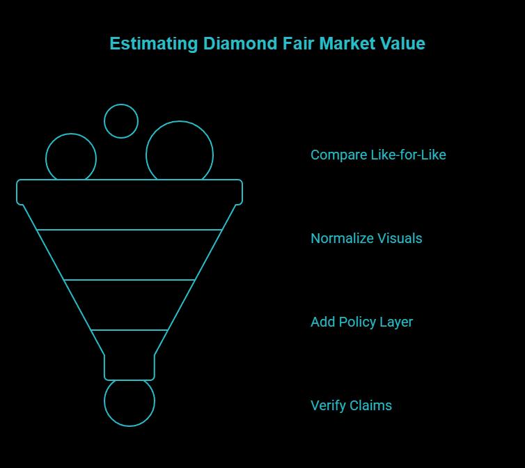how to estimate fair market value without trade access visual selection