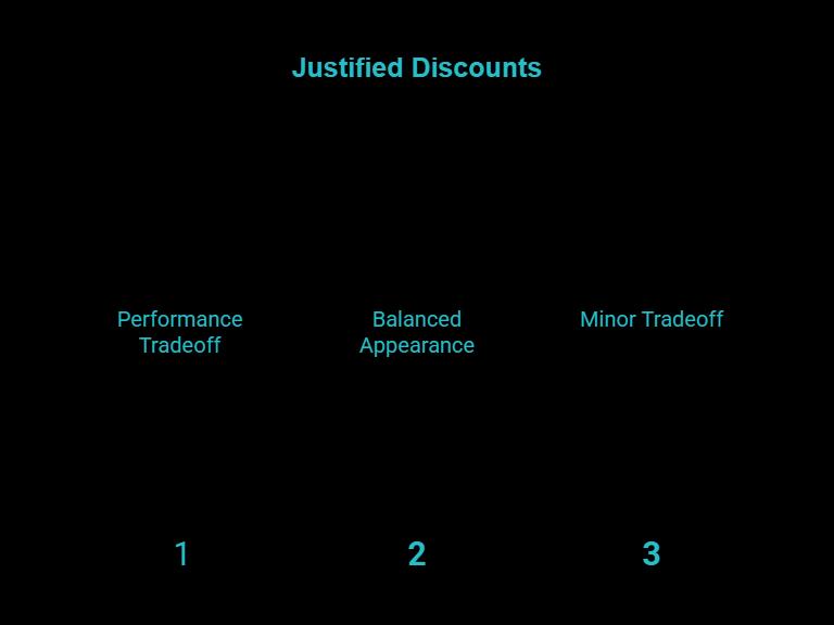 when a discount is justified and you can feel good taking it visual selection