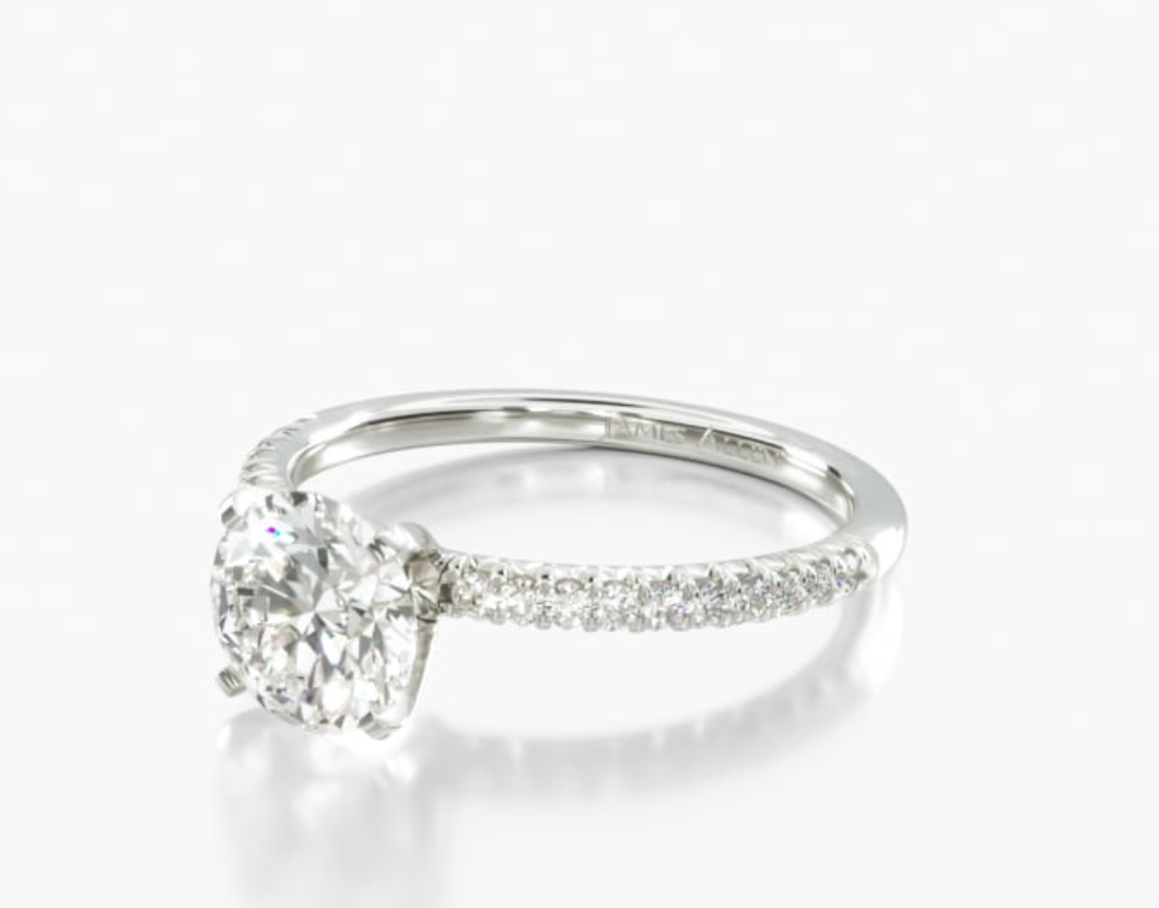 Beautiful engagement ring.
