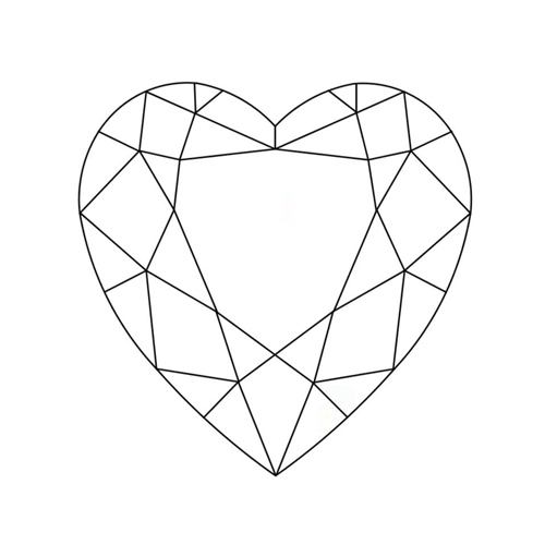 A Heart shaped diamond.