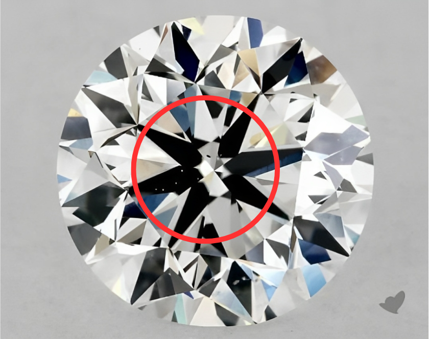 A bad VS2 diamond flaw.