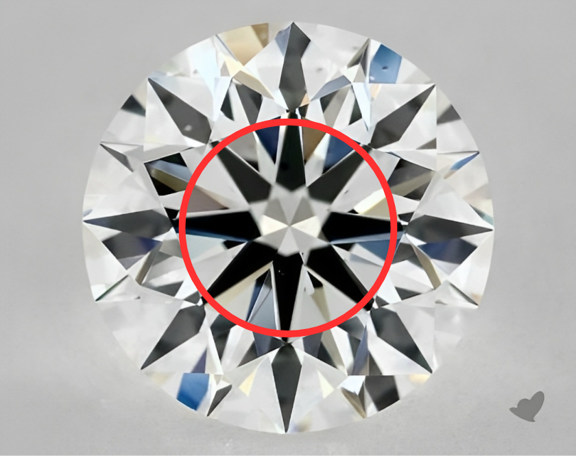A bad VS2 diamond flaw.