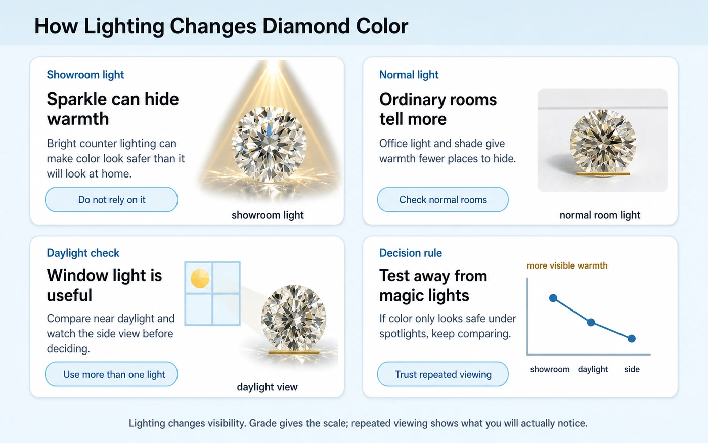 diamond lighting comparison guide
