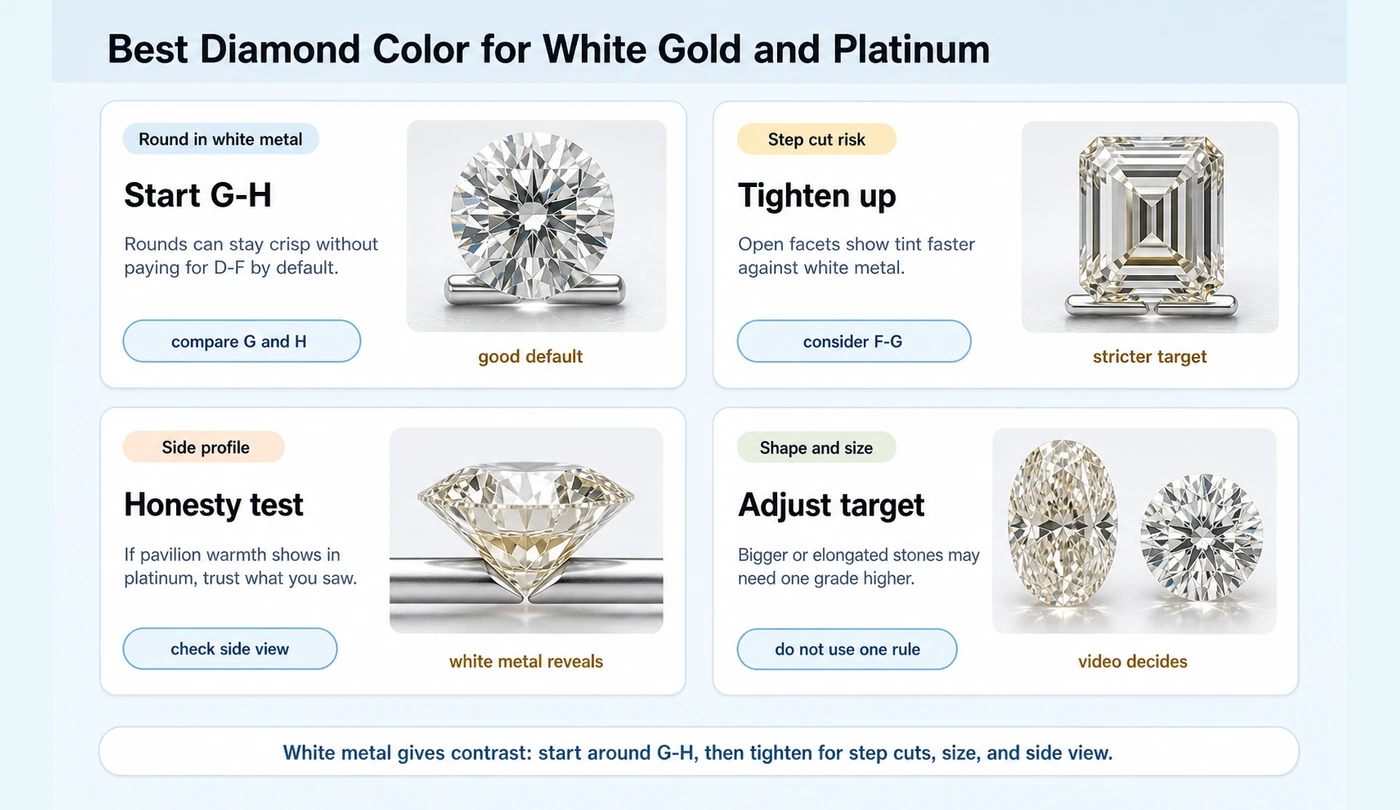 White Gold And Platinum