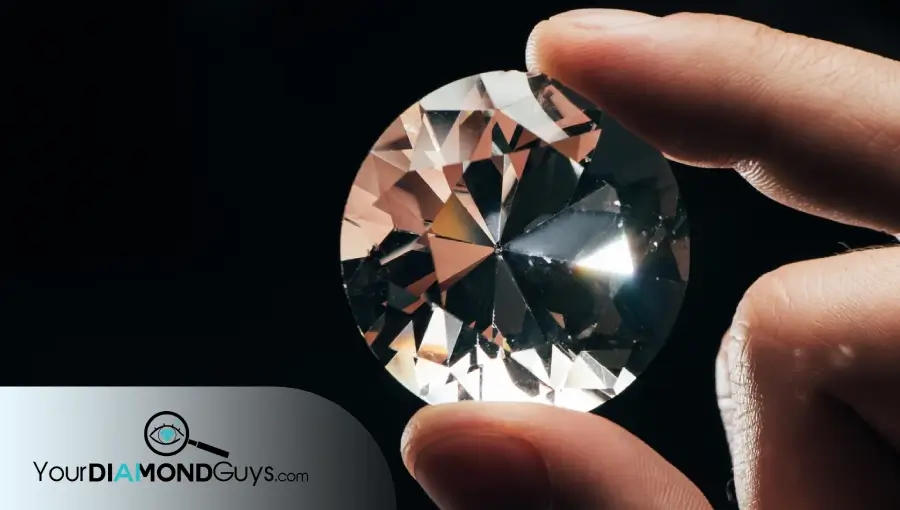 diamond culet size diagram showing culet at bottom of diamond