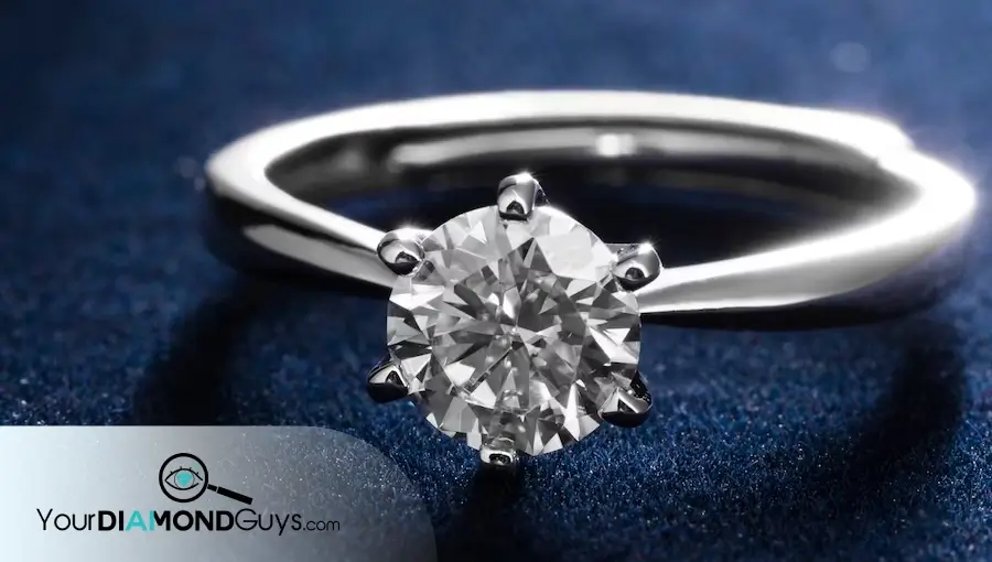 hearts and arrows diamond showing arrow pattern
