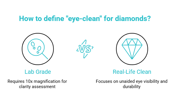 eye clean is not a lab grade visual selection