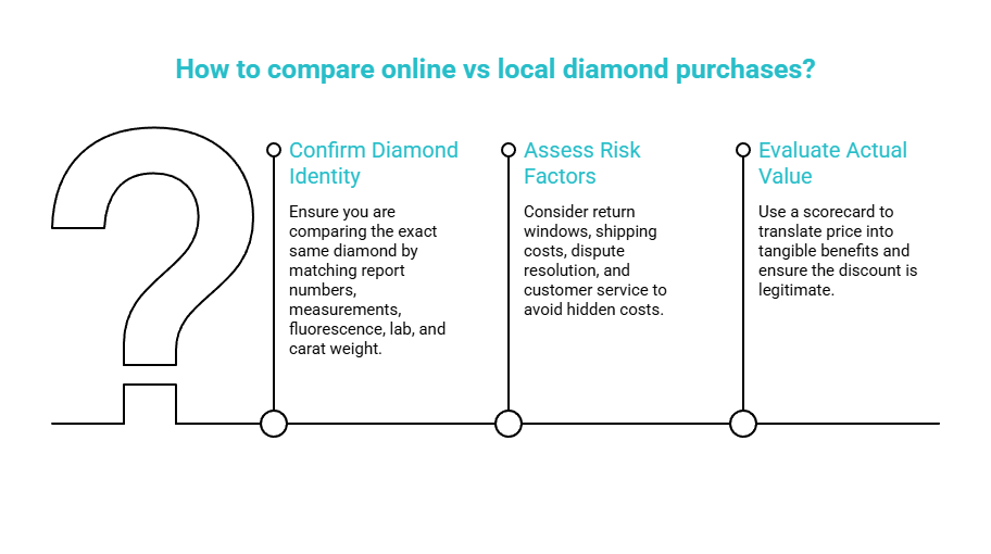 how to compare online vs local without fooling yourself visual selection