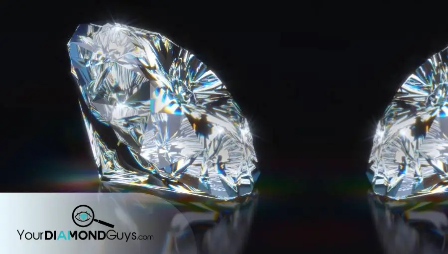 Brilliant vs Step Cut vs Mixed Cut diamond shapes comparison showing different light behaviors
