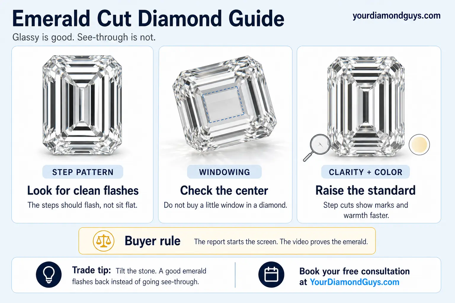 Emerald Cut Diamond Guide