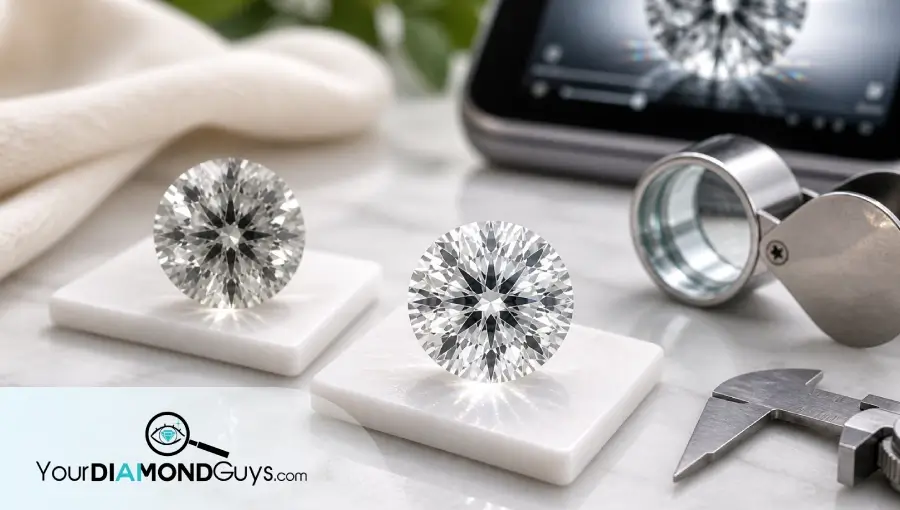 Lab grown diamond cut quality inspection