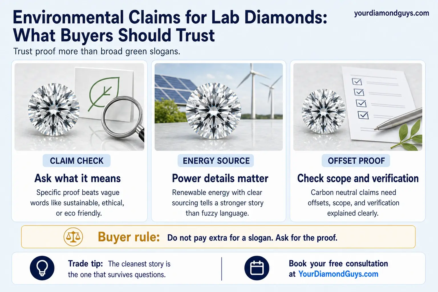 Environmental Claims for Lab Diamonds
