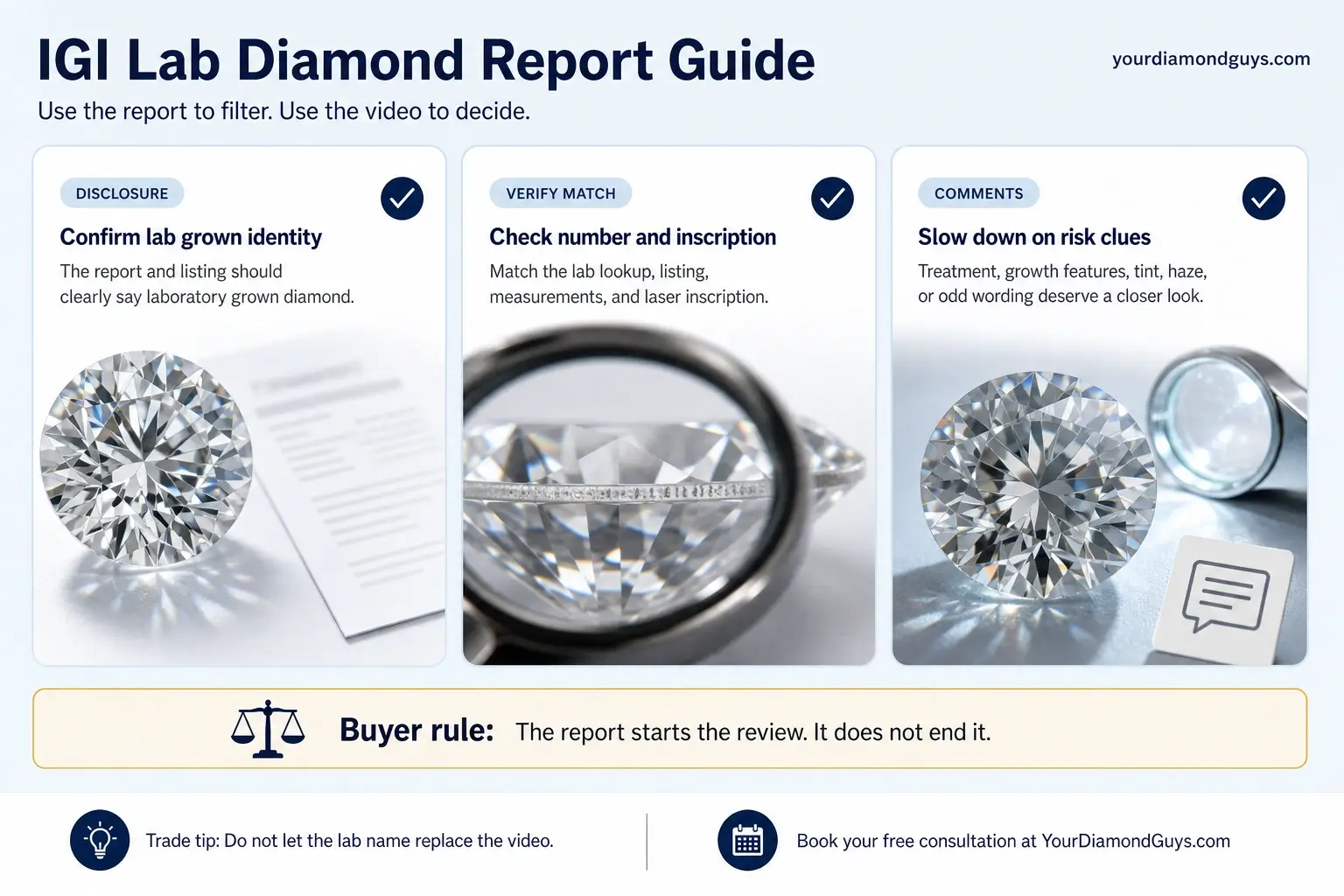 IGI Lab Diamond Report Guide