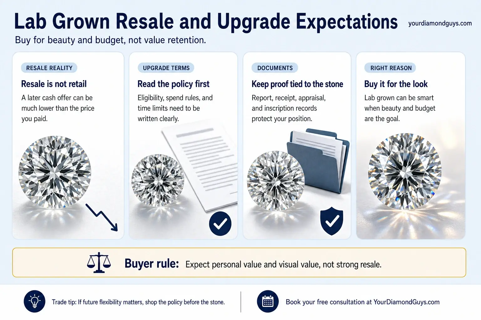 Lab Grown Resale and Upgrade Expectations