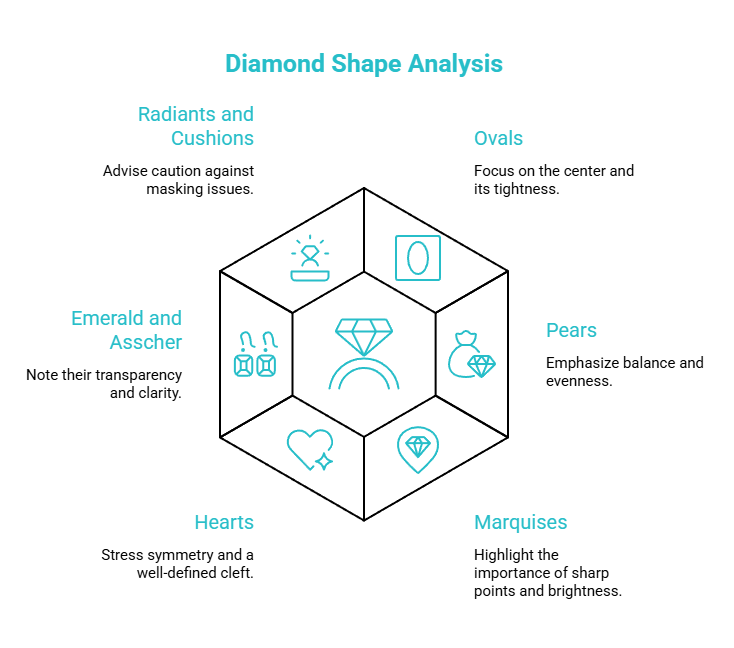 Shape-by-shape traps to watch visual selection guide