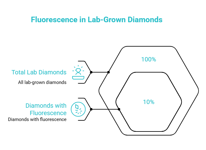 When fluorescence and phosphorescence are usually fine visual guide